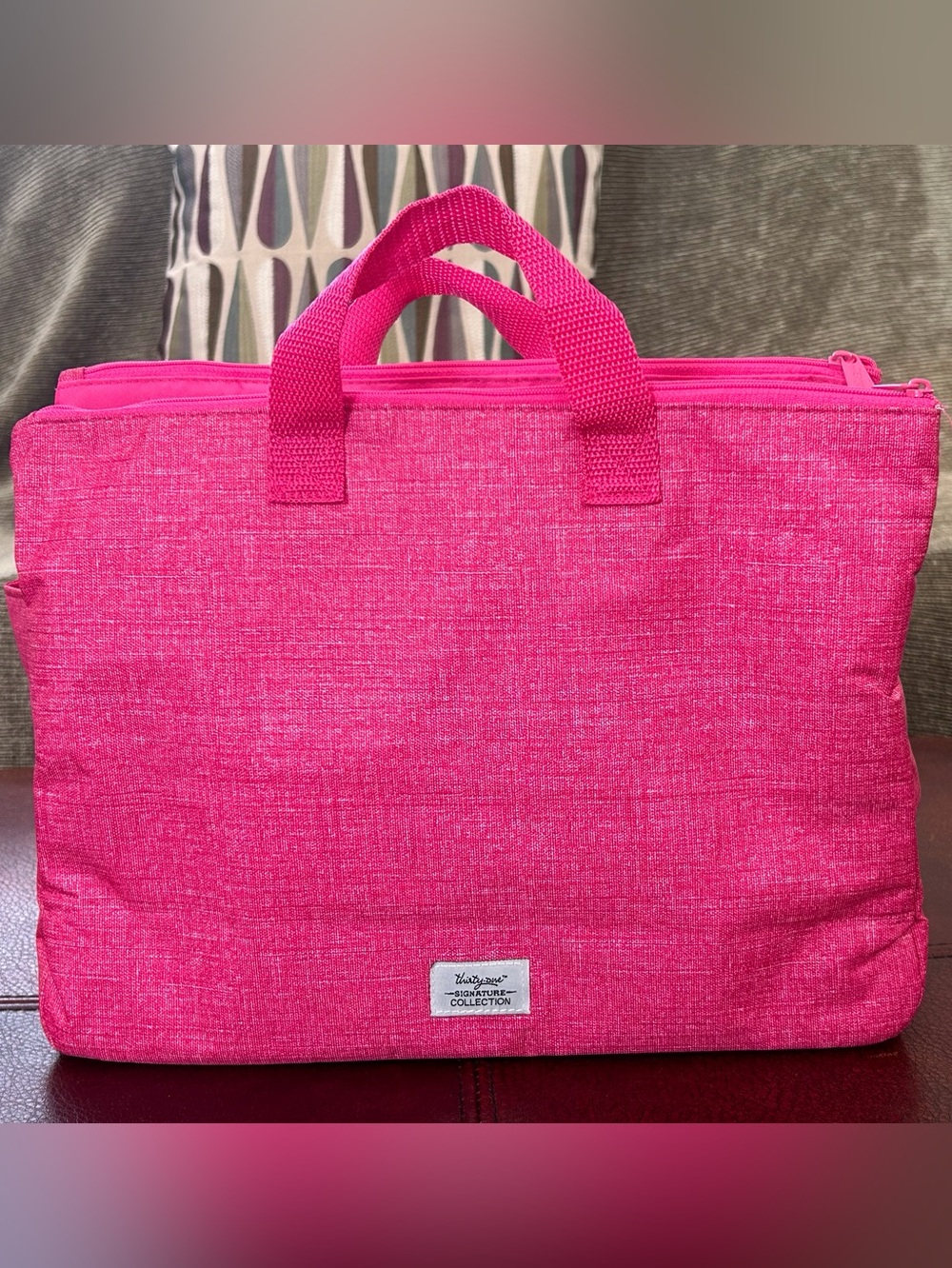 Thirty-One Pink Super Swap It Pocket Tote Organizer
